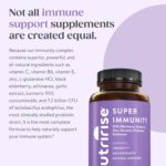 NutriRise Immunity Complex Immune Support Supplement with Vitamin C, E, B6, Zinc, Turmeric Curcumin, Elderberry, Echinacea, 7.2 Billion CFU Probiotics for Gut Health, 90 Count - Image 7