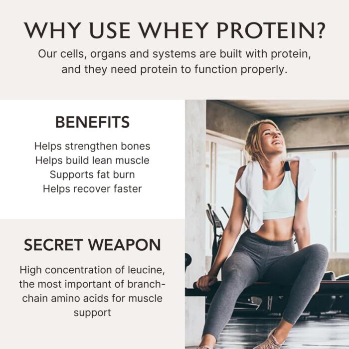 Alaya Naturals - Grass Fed Whey Protein Powder - Vanilla Flavor, All Natural, Hormone Free - 20g Protein per Serving - Non-GMO, rBGH Free, Gluten Free - Great Source of BCAA - Image 7