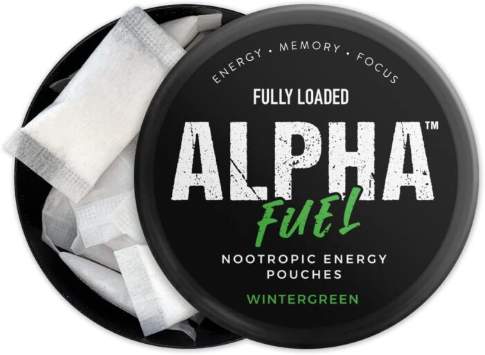 Fully Loaded Alpha Fuel Nootropic Pouches (Wintergreen Fuel) - Nootropic Energy Pouches with Caffeine, Alpha GPC, Tyrosine, Taurine, Guarana and More - Image 3