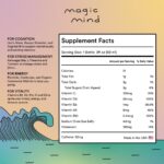 Magic Mind Energy and Focus Drink Shots - Stress Relieving, No Jitters, Ashwagandha, Vitamin B12, Vitamin C, Matcha Green Tea, Functional Mushrooms - 2 FL Oz (15 Pack) - Image 3