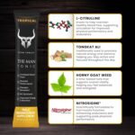 Extra Strength Male Enhancing Supplement Powder–Tongkat Ali, Maca Root, Beet Root, Horny Goat Weed, L-Citrulline–Nitric Oxide Booster & Testosterone Support for Men (Tropical-12 Sticks) - Image 5