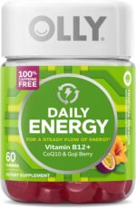 OLLY Muscle Recovery Sleep Gummies, Sleep and Sore Muscle Support, 3mg Melatonin, Tart Cherry & Daily Energy Gummy, Caffeine Free, Vitamin B12, CoQ10, Goji Berry, Adult Chewable Supplement - Image 6