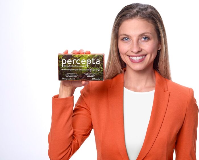 Percepta Plant-Based Memory Support - Natural Nootropic Brain Booster - Memory, Focus, Concentration - 30 Day Supply - Image 6