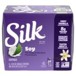 Silk Shelf-Stable Soy Milk Singles, Very Vanilla, Dairy-Free, Vegan, Non-GMO Project Verified, 8 oz., 6 Pack - Image 3