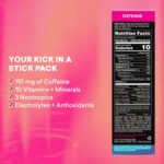 EBOOST Energy Drink Powder, Super Fuel - Blue Raspberry, 7 Packets - Pre-Workout Powder Energy Drink Mix - Natural Energy, L-Tyrosine, L-Theanine & Vitamins - Preworkout for Women & Men to Go - Image 4