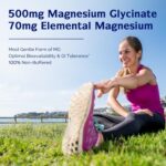 Innate Vitality Magnesium Glycinate 500mg | 70mg Elemental Magnesium Supplement- High Absorption, Non Buffered, Non-GMO & No Gluten - Nerve, Muscle, Bone Health - 120 Vegan Capsules Magnesio - Image 3
