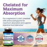 Innate Vitality Magnesium Glycinate 500mg | 70mg Elemental Magnesium Supplement- High Absorption, Non Buffered, Non-GMO & No Gluten - Nerve, Muscle, Bone Health - 120 Vegan Capsules Magnesio - Image 5