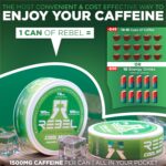 Nootropic Energy Caffeine Pouches • 100mg Caffeine • Alpha GPC • Huperzine A & Essential Vitamins • Sugar-Free • Coconut Fiber Technology • Cool Mint Flavor • 15 Pouches Per Can (Pack of 4) - Image 6