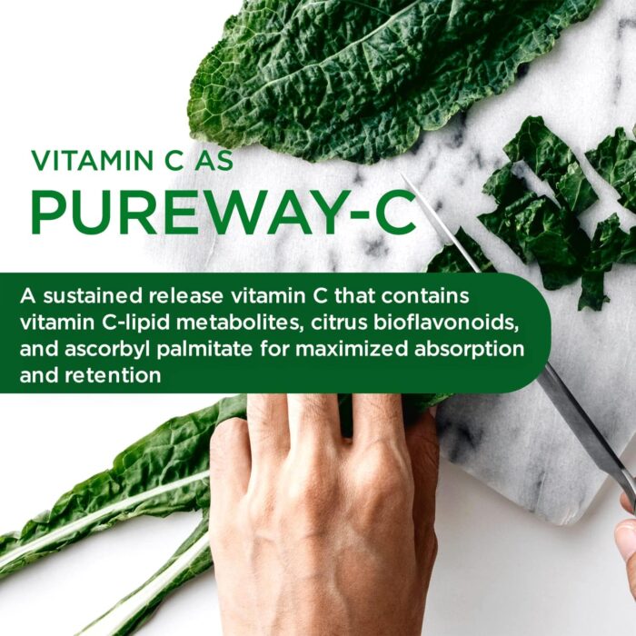 EMERALD LABS Complete Premium Multi - Multivitamin for Digestive & Immune Support with Vitamin C as PureWay-C, B Vitamin Complex, Albion Chelated Zinc & More - 60 Vegetable Capsules (30-Day Supply) - Image 4