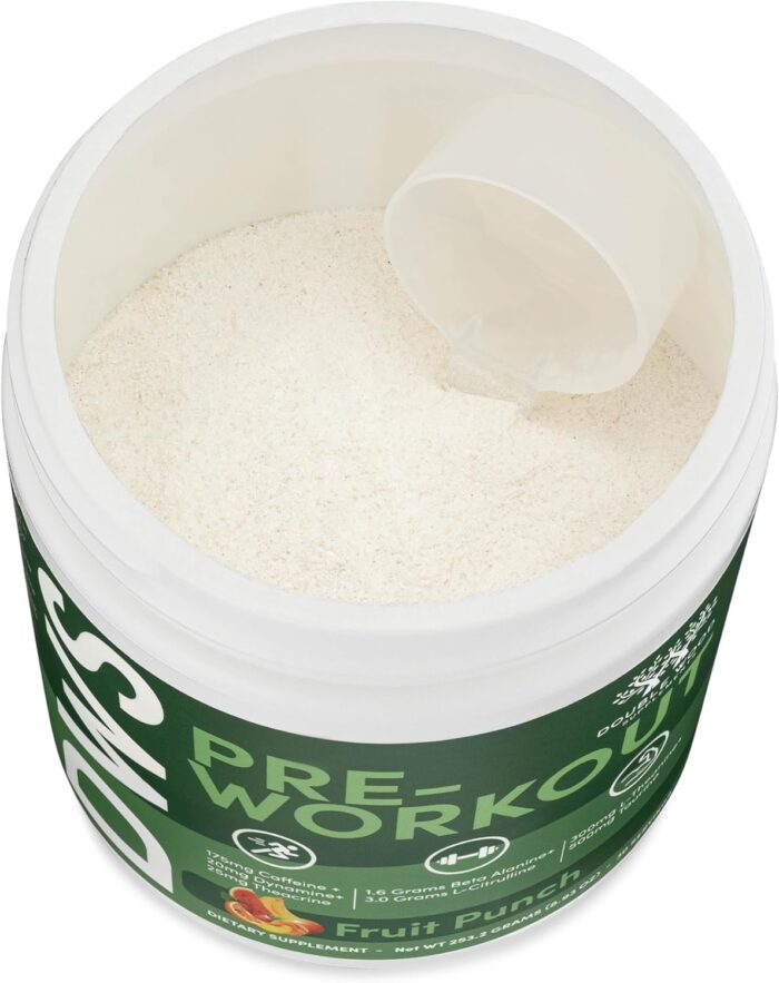 Pre Workout Powder for Men & Women (30 Servings of Caffeine, Beta Alanine, L-Citrulline, Dynamine, L-Theanine, Taurine, Theacrine, & More) Preworkout Powder with Scoop by Double Wood (Fruit Punch) - Image 8