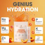 Genius Hydrate Sour Peach Rings Stick Packs 20ct - Image 4