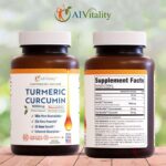 Turmeric Curcumin NovaSOL 1000mg - Nature's Joint Support Supplements - 185x Bioavailable Than Standard Curcumin - Natural Softgels - Image 3