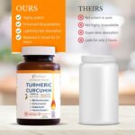 Turmeric Curcumin NovaSOL 1000mg - Nature's Joint Support Supplements - 185x Bioavailable Than Standard Curcumin - Natural Softgels - Image 4