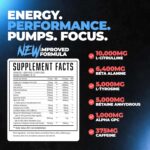 Wrecked Pre Workout Powder, Advanced Formula, Boosts Energy, Focus, Pumps & Performance, 10g L-Citrulline, 6.4g Beta Alanine, 5g Tyrosine, 1g Alpha GPC, 375mg Fast-Acting Caffeine & More (40 Servings) - Image 3