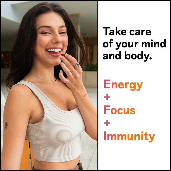 Mushroom Gummies - Lion’s Mane, Cordyceps, Reishi, Shitake Adaptogen Mushroom Supplement to Support Immune System De-Stress Boost Mood & Energy in Adults Natural, Sugar-Free, Vegan, Non-GMO, 60 Count - Image 9