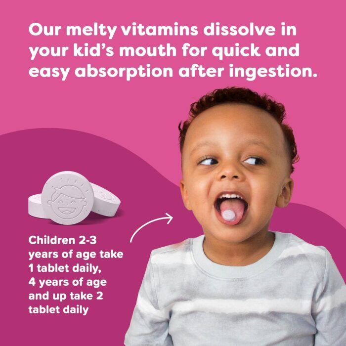 Renzo's Captain Calm, Kids Magnesium Supplement with L-theanine, Dissolvable Kids Vitamins for Relaxation and Mood Support, Sugar-Free Calming Supplement, 60 Green Apple Flavored Melty Tabs - Image 6