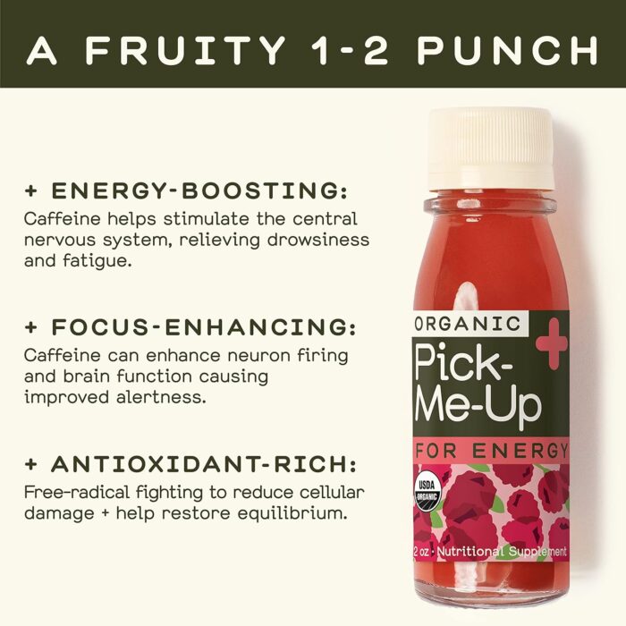 Greenhouse Juice Organic Energy Shot Pick-Me-Up Wellness Shot with Yerba Mate + Green Tea & Caffeine Energy Immunity Shots Vegan & Gluten-Free (2 Oz, Pack of 12) - Image 4