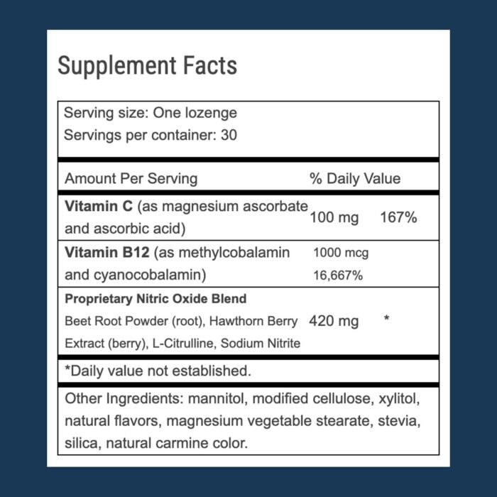 – Circ02, Nitric Oxide Supplement for Men and Women, Supports Immune System, Beet Root, L-Citrulline Formula, Non GMO, Gluten Free, Dairy Free, Soy Free, Vegan (30 Lozenges) - Image 3