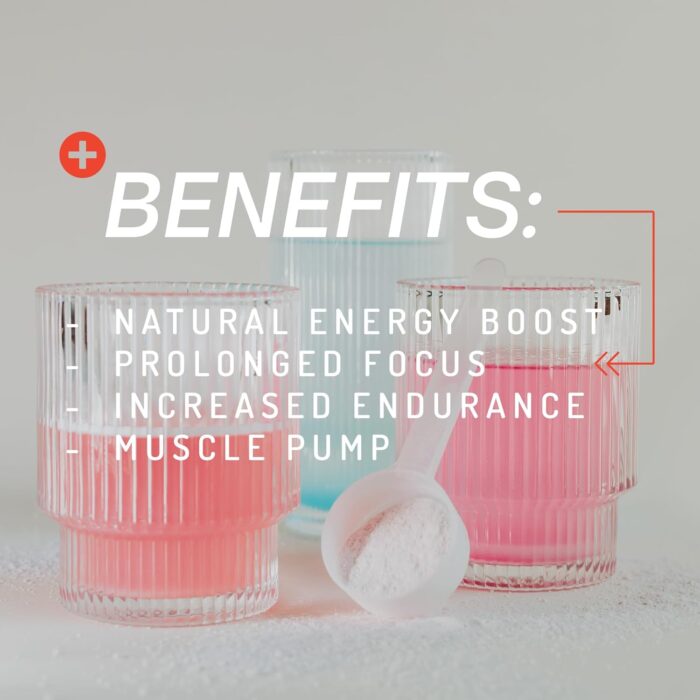 PWDRS Pre-Workout Powder, All Natural Pre Workout for Energy, Pump, Endurance & Strength, with Caffeine (Fruit Punch) - Image 4