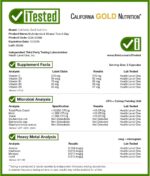 California Gold Nutrition Multivitamin and Mineral, Two-A-Day, 60 Veggie Capsules - Image 5