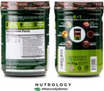 Nutrology Greens & Fruits Powder-Naturally Sourced Fruits, Vegetables, Beet Powder & Mushroom Blend, Probiotics, Digestive Enzymes, Fiber, Antioxidants, Immune Support, Gluten Free - Chocolate - Image 4
