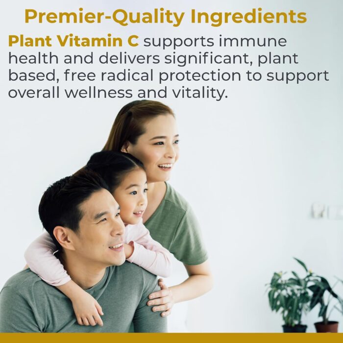 Premier Research Labs Vitamin C Supplement - Natural Vitamin C, Whole Food Vitamin C, Essential C Complex, Pure with Bioflavonoids & Organic Ingredients - 60 Vegetarian Capsules - Image 4