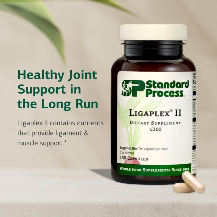 Standard Process Ligaplex II - Joint & Bone Support - Manganese Supplement with Vitamin B12, A & D - Skeletal System & Joint Support Supplement - 150 Capsules - Image 4