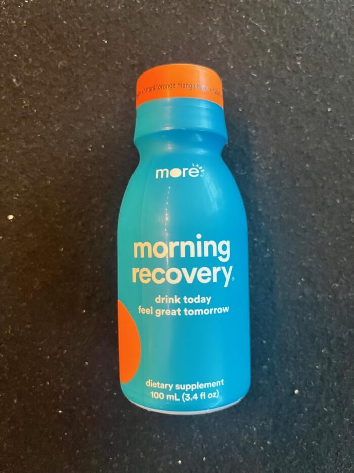 More Labs Morning Recovery Orange Mango Flavor Electrolyte & Milk Thistle Drink 20 Pack | Hydrate While Drinking | Highly Soluble Liquid DHM - Image 3