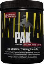 Animal Pak – Convenient All-in-One Vitamin & Supplement Powder – Zinc, Vitamins C, B, D, Amino Acids and More – Sports Nutrition Performance Multivitamin for Women & Men – 44 Scoops, Cherry Bomb - Image 2