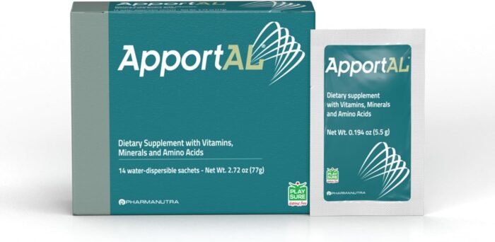 ApportAL Multivitamin & Mineral Supplement – 19 Nutrients for Energy, Immunity & Muscle Recovery – with Sucrosomial Iron, Magnesium, Zinc, Selenium & Vitamins – 14 Sachets - Image 2
