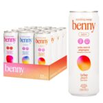 BENNY Low Sugar Natural Energy Drinks, Sparkling Variety Pack (12 Cans) - Healthy Energy Drinks - Adaptogen Functional Beverage - Natural Coffee Replacement with Yerba Mate Caffeine and Nootropics - - Image 2