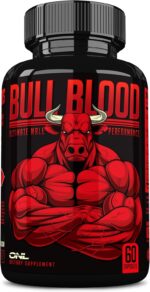 Bull Blood Testosterone Booster for Men - Testosterone Supplement for Stamina & Endurance - Maca Root, Horny Goat Weed, Tribulus Terrestris Extract & Tongkat Ali - Male Enhancing Supplement - 60 Ct - Image 2