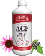 Buried Treasure ACF Extra Strength Immune Support - 16 oz, 16 Servings, Liquid Dietary Immunity Boost w/ Elderberry, Vitamin C & Zinc, Herbal Formula - Image 2