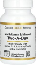 California Gold Nutrition Multivitamin and Mineral, Two-A-Day, 60 Veggie Capsules - Image 2