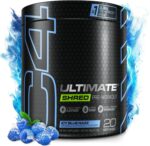 Cellucor C4 Ultimate Shred Pre Workout Powder for Men & Women, Metabolism Supplement with Ginger Root Extract, ICY Blue Razz, 20 Servings (Pack of 1) - Image 2