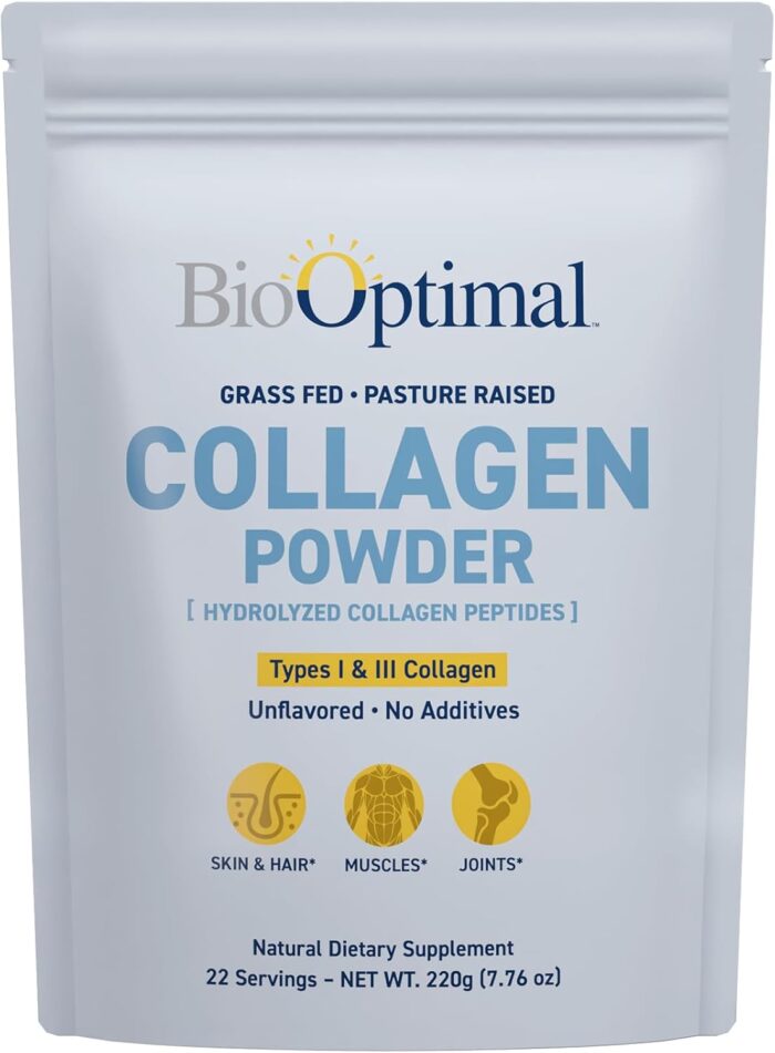 Collagen Peptides Powder - Grass-Fed, Pasture-Raised Hydrolyzed Protein Supplement for Skin, Hair, & Nails - Non-GMO, Zero Sugar Daily Supplement for Men & Women (22 Servings) - Image 2