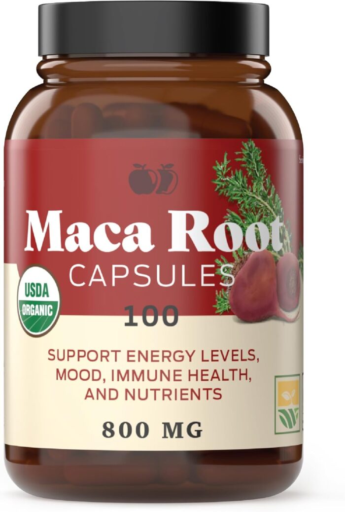 Complete Natural Products Pure Maca Root Powder Capsules - 100 Capsules - Image 2