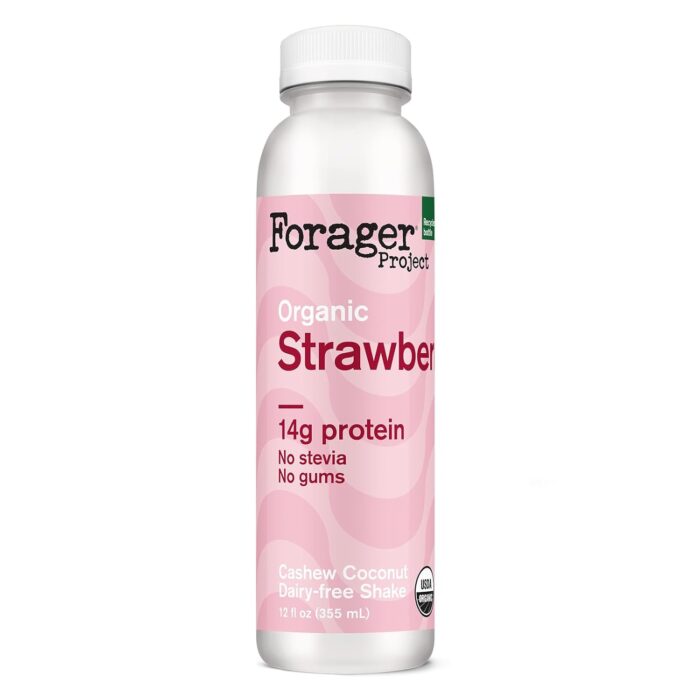 Forager Project Protein Plant Shake, Strawberry, 12-Ounce - Image 2