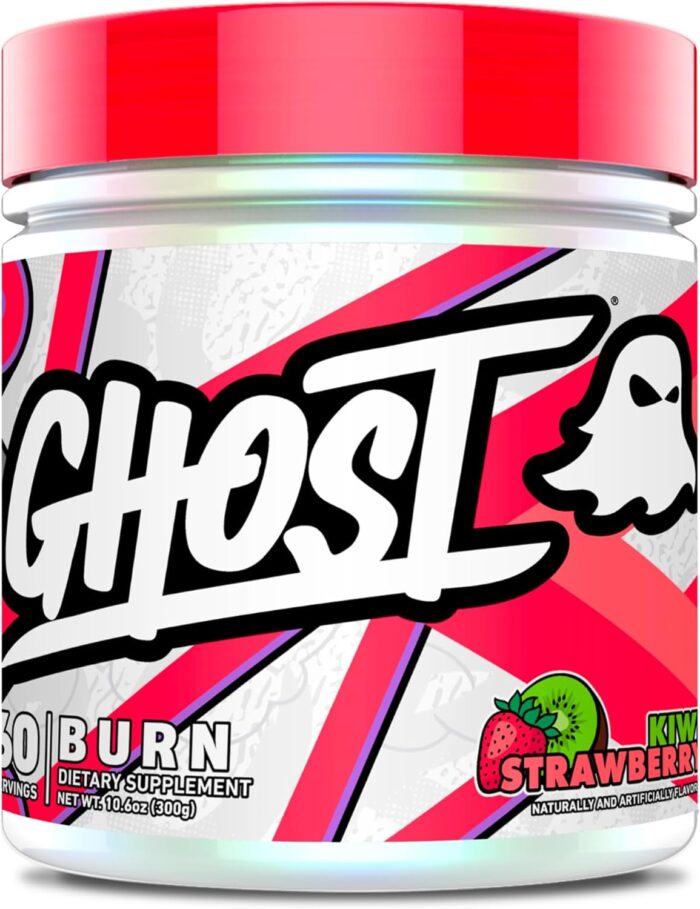 GHOST Burn Weight Management Powder, Kiwi Strawberry (60 Servings) - Metabolism & Energy Support Supplement for Men & Women - Natural Caffeine, L-Carnitine & L-Tyrosine - Soy & Sugar-Free, Vegan - Image 2