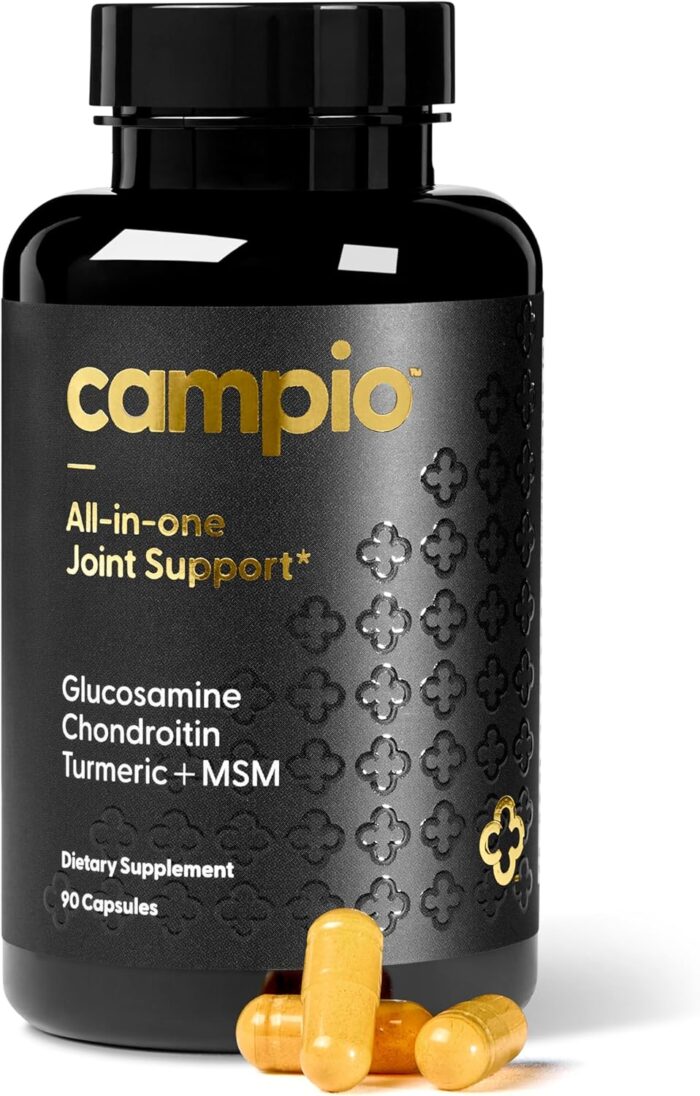 Glucosamine Chondriotin MSM All-in-One Joint Support Supplement Turmeric, Hyaluronic Acid, Boswellia, Ginger Root, Bamboo, BioPerine, Black Pepper, Supports Joint Health & Flexibility 90 Count - Image 2