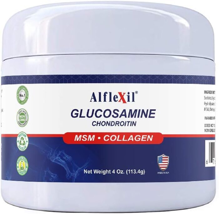 Glucosamine & Chondroitin Cream with MSM & Collagen | Natural Cream for Men & Women | Soothe Joint, Bone & Muscle Pains, Improve Mobility, Relieve Discomfort & Speed Up Healing - 4 Oz - Image 2