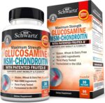 Glucosamine Chondroitin MSM Joint Support Supplement - FSA HSA Approved - Collagen Peptides, Turmeric and Ginger, Hyaluronic Acid, Glucosamine Chondroitin Sulfate - Gluten Free, Non GMO, 90 Capsules - Image 2