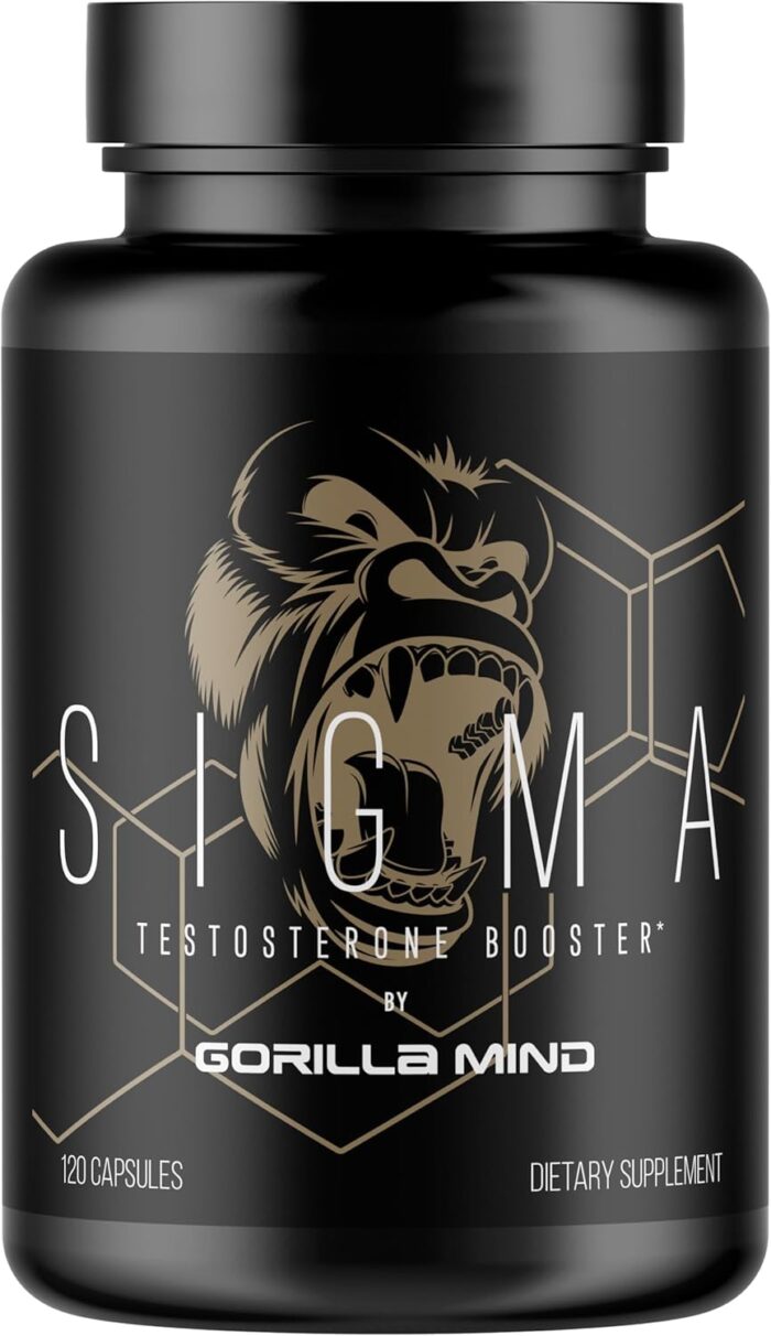 Gorilla Mind Sigma Testosterone Booster - Made with Tongkat Ali and Fadogia Agrestis Extract to Support Higher Testosterone Level (120 Capsules) - Image 2
