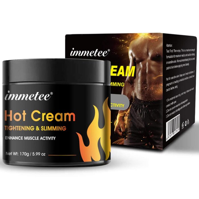 Hot Cream for Belly Fat Burner, Hot Cream Cellulite and Fat Burner, Sweat Fat Burning Gel, Workout Enhancer For Shaping Waist, Abdomen and Buttocks Slimming Cream for Men and Women-170g - Image 2