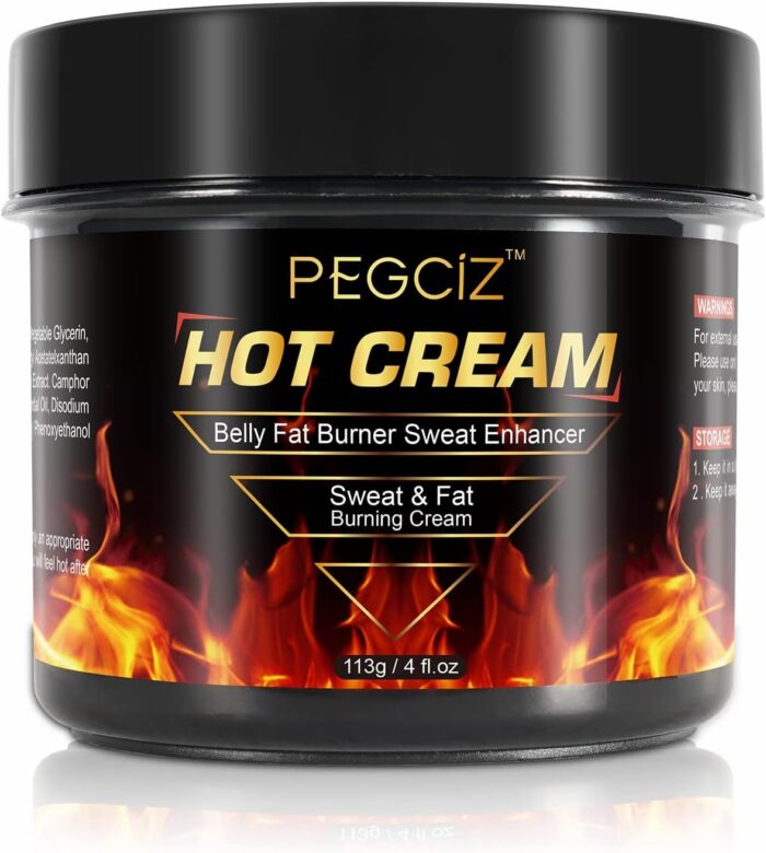 Hot Sweat Cream, Fat Burning Cream for Belly, Natural Sweat Enhancer Cream for Men and Women, Body Sculpting Cellulite Workout Cream, Weight Loss Cellulite Treatment for Thighs, Legs, Arms, Buttocks - Image 2