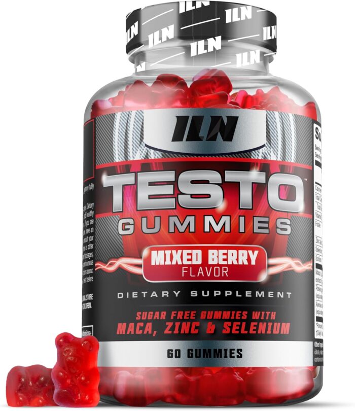 Iron Labs Nutrition Testo Gummies for Men (60 Gummies) - High Strength Booster for Men - Mixed Berry Flavor - Features Maca, Ginseng, Zinc and Selenium - Sugar Free & Vegan Suitable - Image 2