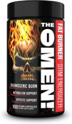 JNX SPORTS The Omen! Thermogenic Fat Burner – Dietary Supplement for Men & Women with L Carnitine | Appetite Suppressant & Metabolism Booster | 100 Capsules - Image 2
