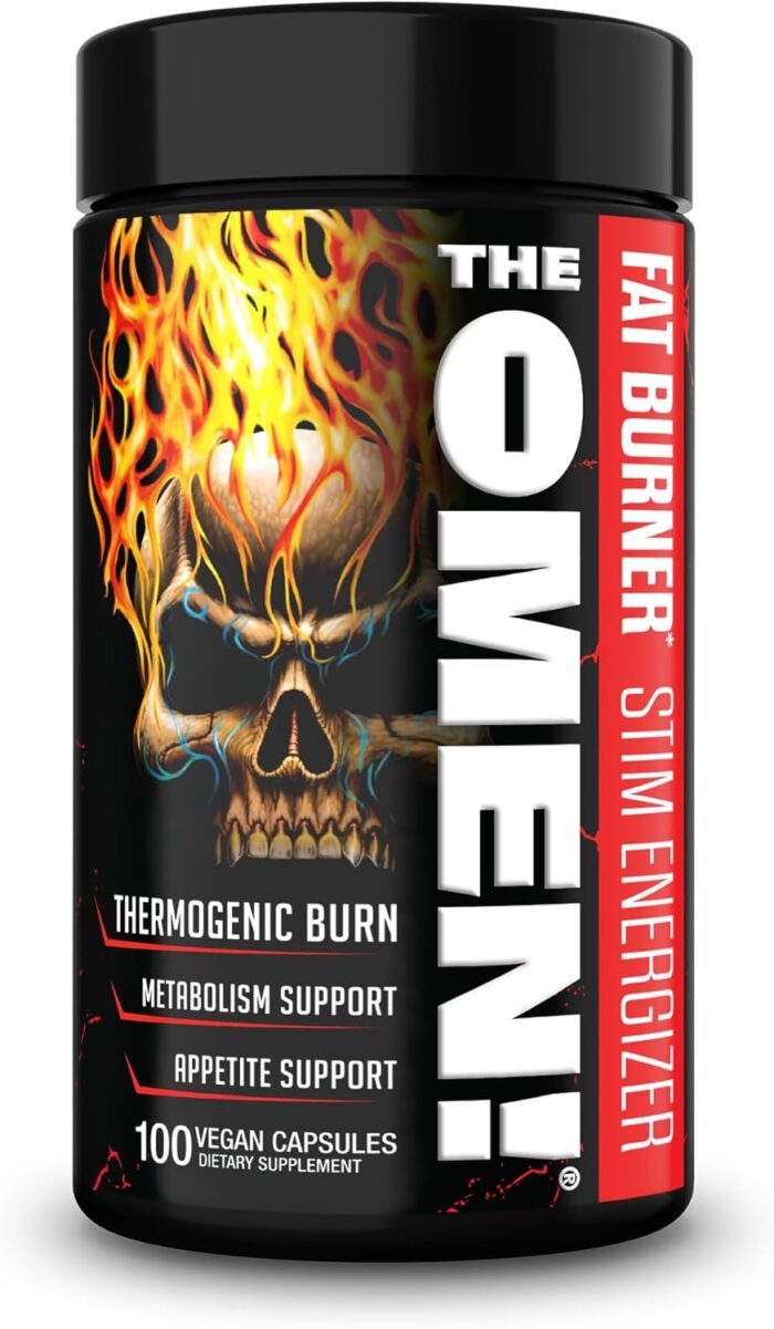 JNX SPORTS The Omen! Thermogenic Fat Burner – Dietary Supplement for Men & Women with L Carnitine | Appetite Suppressant & Metabolism Booster | 100 Capsules - Image 2