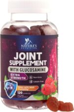 Joint Support Gummies Glucosamine Plus Vitamin E - Nature's Joint Support Supplement for Occasional Discomfort for Back, Knees & Hands - Cartilage & Joint Health & Flexibility Support - 120 Gummies - Image 2