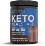 Keto Science Ketogenic Meal Shake Chocolate Dietary Supplement, Rich in MCTs and Protein, Packed with Collagen, Vitamins and Minerals, Keto and Paleo Friendly, Weight Loss, (14 servings), 20.49 Oz - Image 2